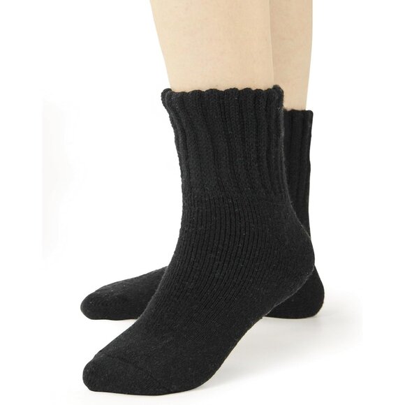 BenSorts Women 5 Packs Black Winter Thick Warm 75%polyester 15%acryl Boots Socks - Picture 5 of 5